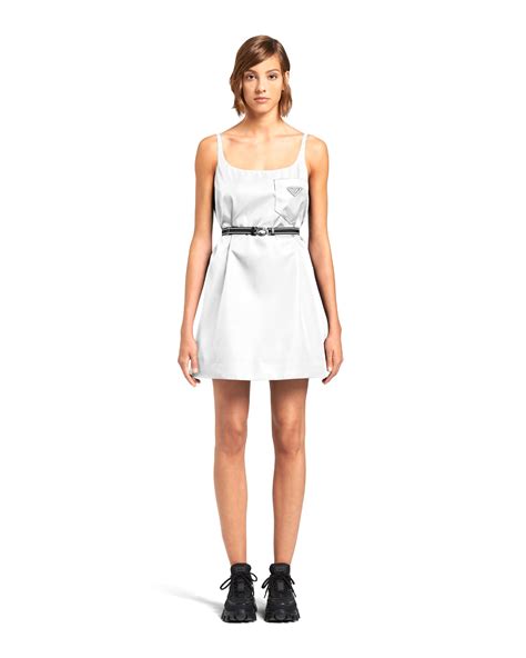 prada white mini dress|prada sleeveless dress.